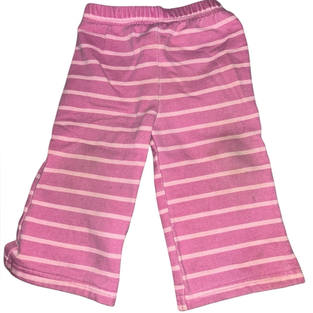 Vintage 1990s Pink Stripe Sweats 12m